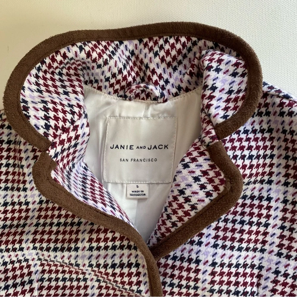 JANIE AND JACK Houndstooth Jacket Equestrian Collection